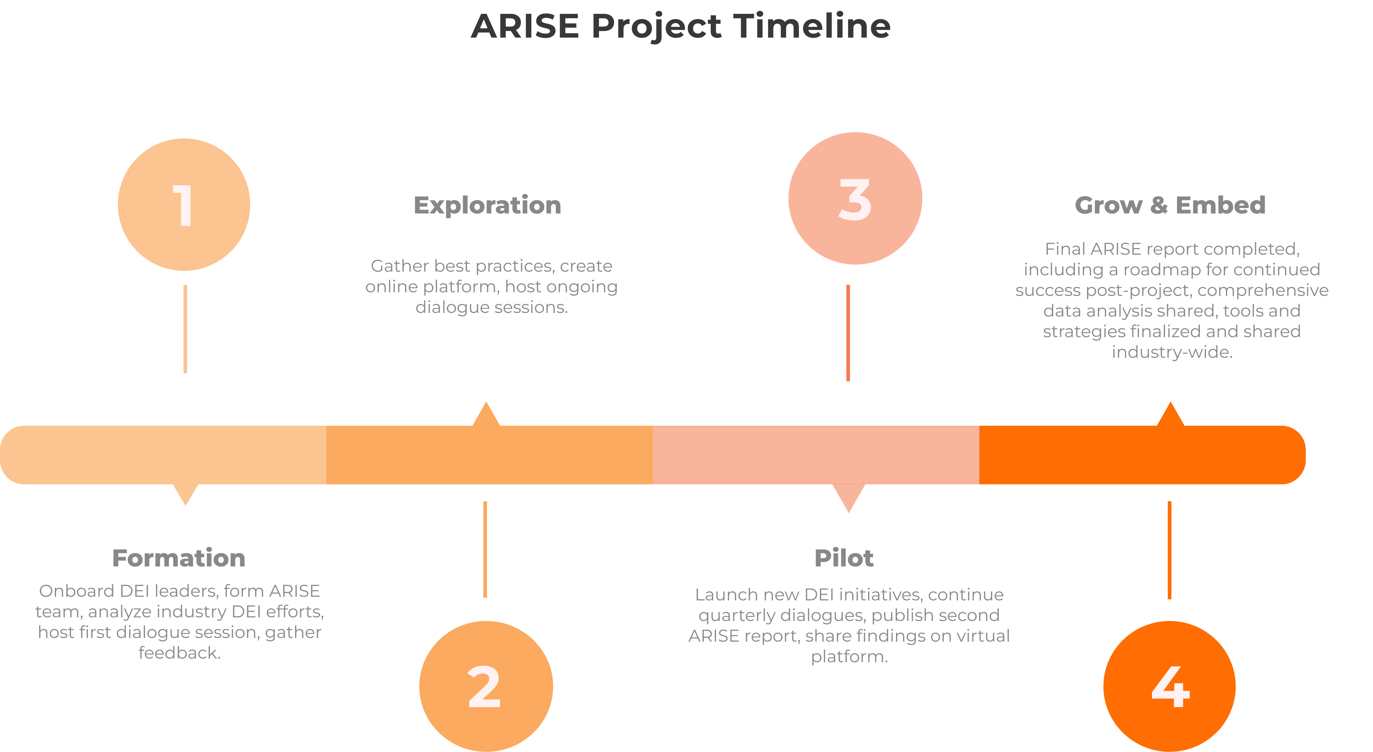 ARISE Project Timeline